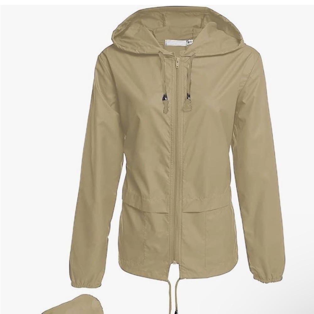 Tan Windbreaker